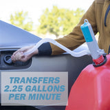 Tera Pump TRHA01 Battery Powered Liquid Fuel Transfer Pump 2.6 Gallons per Min