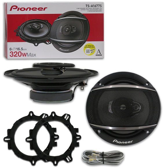 Nissan Xtrail Upgrade Sound system (Pioneeer TS-A1677s) Pioneer TS-A1677S  A-Series 6.5 3-Way Coaxial 320WPeak Power Car Speakers…