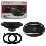 Pioneer TS-A6970F 6" X 9" 5-way Car Audio Speakers (Pair)