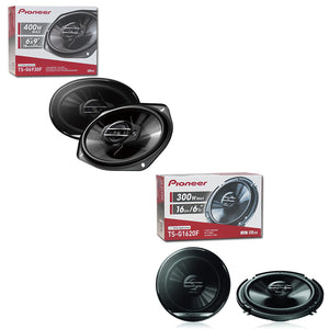 PIONEER TS-G6930F 6X9"3-WAY CAR AUDIO SPEAKERS (G-SERIES)+PIONEER-TS-G1620F 6.5" 2-WAY COAXIAL SPEAKERS