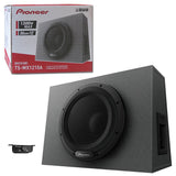 Pioneer TS-WX1210A 12" Amplified Shallow Mount Enclosed Car Subwoofer
