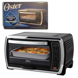 Oster Large Digital Turbo Convection Countertop Oven - Black/Chrome
