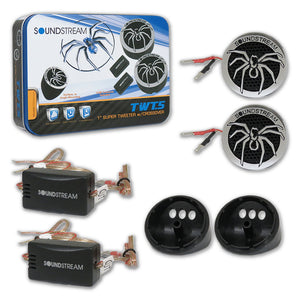 SOUNDSTREAM TWT.5 1"  CAR AUDIO DOME TWEETERS (PAIR)