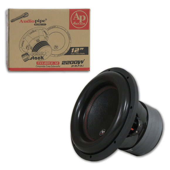 AUDIOPIPE TXX-BDC4-12 12