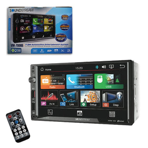 SOUNDSTREAM VM-700HB 2DIN 7" LCD CAR DIGITAL MEDIA PLAYER w/ BLUETOOTH & ANDROID PHONELINK