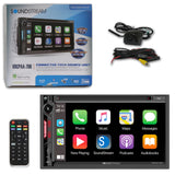 Soundstream VRCPAA-7DR 2-DIN 7" DVD Bluetooth Car Stereo w/ Android Auto & Apple Carplay (With Back-up Camera)