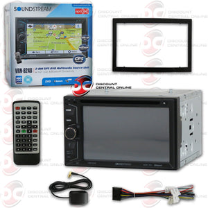 SOUNDSTREAM VRN-624B 2-DIN 6.2" LCD CD/DVD/BLUETOOTH CAR STEREO WITH GPS NAV