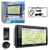 Soundstream 2DIN VRN-65HB 6.2" Car GPS DVD CD Receiver MobileLink X2 with Bluetooth