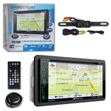 Soundstream 2DIN VRN-65HB 6.2" Car GPS DVD CD Receiver MobileLink X2 with Bluetooth