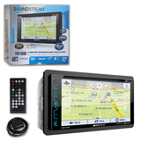 Soundstream 2DIN VRN-65HB 6.2" Car GPS DVD CD Receiver MobileLink X2 with Bluetooth