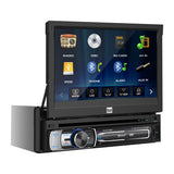 DUAL XDVD176BT 7" 1-DIN Car CD DVD Receiver with Motorized Display & Bluetooth