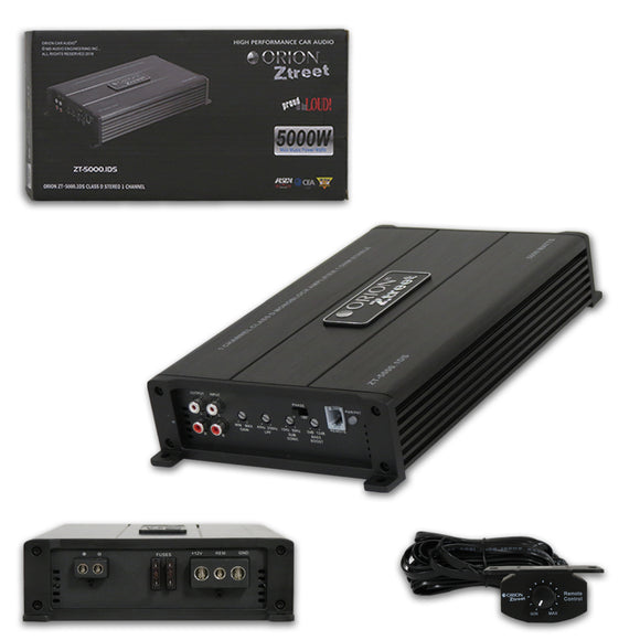 ORION ZT-5000.1DS MONOBLOCK CLASS D CAR AMPLIFIER