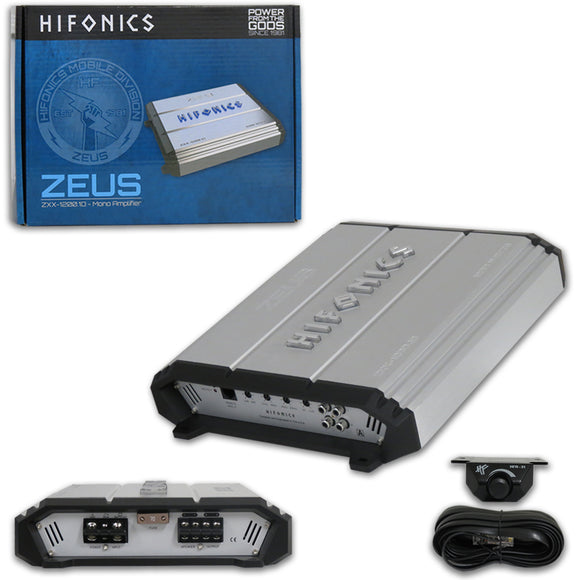 HIFONICS ZXX-1200.1D 1-CHANNEL MONO BLOCK CAR AUDIO AMPLIFIER 1200W MAX